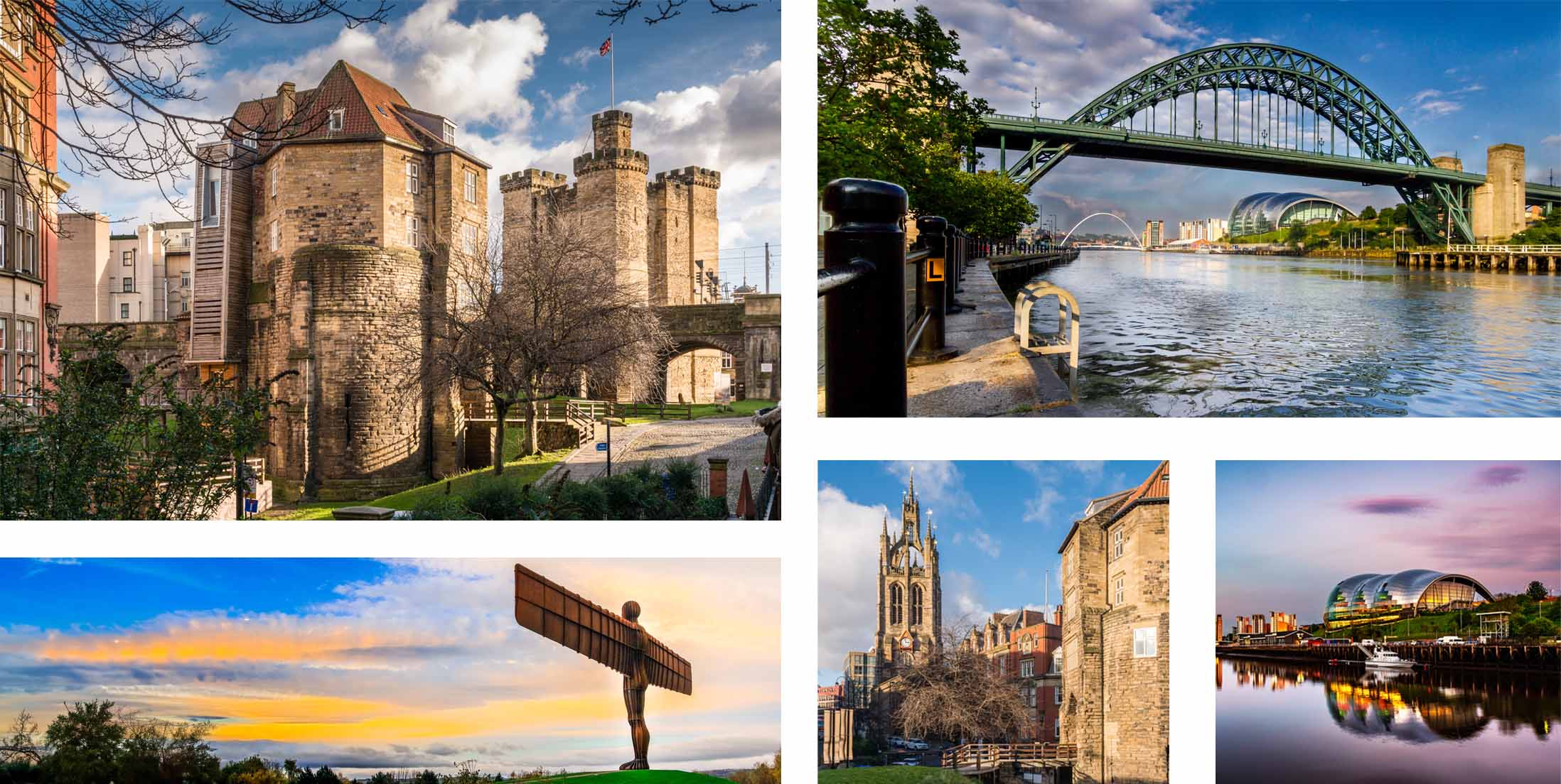 Newcastle Travel Guide Collage