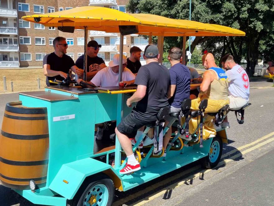 Beer Bike Bournemouth Event